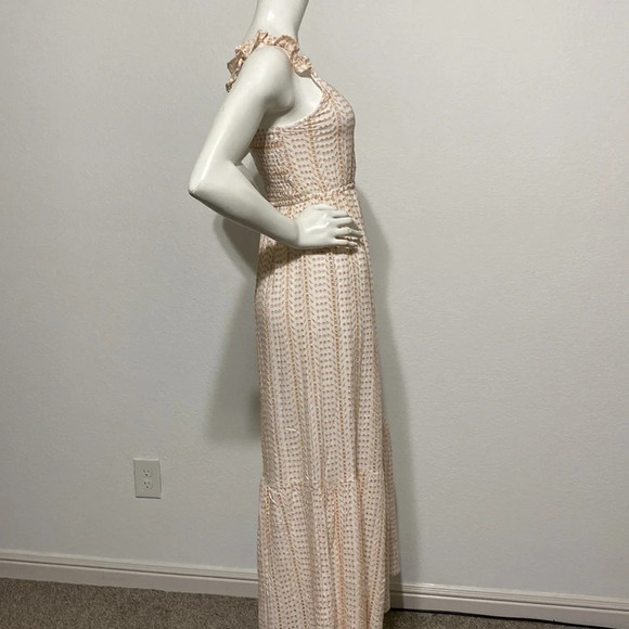 Jessica Simpson NEW Cottagecore Coquette Prairie Tiered Maxi Dress Size S - Picture 5 of 7